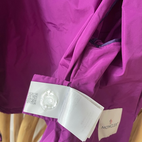 MONTCLER Alexandrite purple hooded windbreaker - Picture 16 of 16